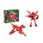 Lean Toys, klocki konstrukcyjne, Dinozaur robot, 2w1, 1 szt.