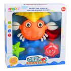 Lean Toys, krab, fontanna, zabawka do kąpieli