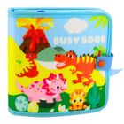 Lean Toys, książeczka sensoryczna 3D, filcowa, dinozaury