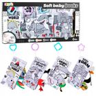 Lean Toys, książeczki miękkie sensoryczne dla malucha, 4 szt.