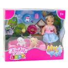 Lean Toys, laleczka z dwoma pieskami