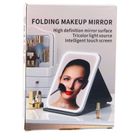 Lean Toys, lusterko LED, białe, 18.5 cm