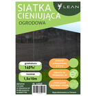 Lean Toys, maskująca siatka cieniująca na ogrodzenie, zielona 1,5-10m
