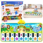 Lean Toys, mata interaktywna, pianinko, zwierzęta ZOO