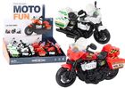 Lean Toys, motocykl policyjny, pojazd interaktywny, 1 szt.