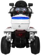 Lean Toys, Motor, pojazd na akumulator, biały