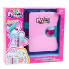 Lean Toys, pamiętnik na kłódkę + akcesoria, różowy