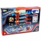 Lean Toys, parking 4 poziomowy z windą, helikopter i autka, 70 elementów