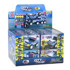 Lean Toys, pojazd policyjny, klocki konstrukcyjne, napęd frakcyjny, 1 szt.