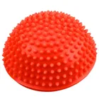 Lean Toys, półkula sensoryczna do masażu i ćwiczeń równowagi, pomarańczowa, 16 cm