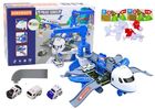 Lean Toys, samolot policyjny, pojazd interaktywny 2w1