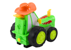 Lean Toys, skaczący traktor, pojazd zdalnie sterowany, zielony