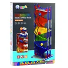 Lean Toys, spiralna wieża, tor kulek, klocki konstrukcyjne, 550 elementów