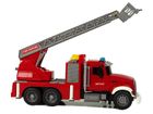 Lean Toys, straż pożarna, ciężarówka, pojazd interaktywny, czerwony
