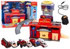 Lean Toys, straż pożarna z samochodami, zestaw pojazdów, 6 szt.