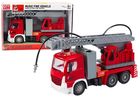 Lean Toys, straż pożarna z wysięgnikiem, pojazd interaktywny z napędem