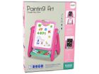 Lean Toys, tablica edukacyjna 2w1, kreda i pisaki, niebieska