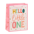 Lean Toys, torba prezentowa dla dziecka hello baby little one, 36-12-10 cm, 1 szt.