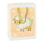 Lean Toys, torba prezentowa zwierzęta, 3d pastelowe, 23-18-10 cm, 1 szt.