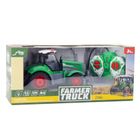 Lean Toys, traktor, pojazd rolniczy zdalnie sterowany, zielony, 1:24