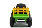 Lean Toys, traktor z przyczepą, pojazd na akumulator, zielony, XMX611