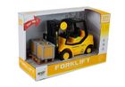 Lean Toys, wózek widłowy z naciągiem, pojazd, 1:16