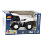 Lean Toys, wywrotka metalowe elementy z napędem biała