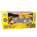 Lean Toys, wywrotka transporter zdalnie sterowana rc dźwięki 9ch 2.4g żółta