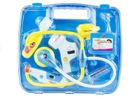 Lean Toys, zestaw małego lekarza w walizce, niebieski