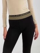 Legginsy damskie, czarne, Relevance