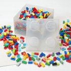 LEGO, Brick 4, pojemnik klocek, transparentny