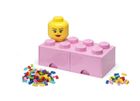 LEGO, Brick 8, pojemnik klocek z dwoma szufladami, różowy