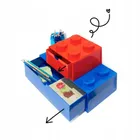 LEGO, Brick 8, pojemnik klocek z szufladą, jasny szary