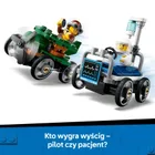LEGO City, Zestaw wyścigówek: samolot kontra łóżko szpitalne, 60459