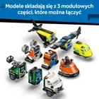 LEGO City, Zestaw z samolotem, ciężarówką serwisową i poduszkowcem, 60505
