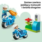 LEGO DUPLO, Niebieski motocykl policyjny, 10471