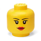 LEGO, duża głowa, pojemnik do przechowywania, girl, rozmiar L, 8,5l