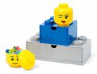 LEGO, mała głowa, dziewczynka, pojemnik do przechowywania, rozmiar XS, 0,36l