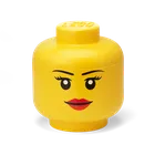 LEGO, mała głowa, pojemnik do przechowywania, girl, rozmiar S, 2l