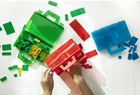 LEGO, mały pojemnik do sortowania klocków, czerwony