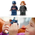 LEGO Marvel, Motocykle Czarnej Wdowy i Kapitana Ameryki, 76260