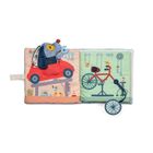 Lilliputiens, Garaż Pieska Jules'a, miękka książeczka aktywizująca, 12m+