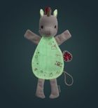 Lilliputiens, Jednorożec Lena, maskotka, komforter, pacynka świecąca w ciemności, 0m+