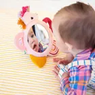 Lilliputiens, Jednorożec Lena, zabawka sensoryczna z lusterkiem i uchwytami, 3m+