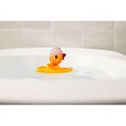 Lilliputiens, Kaczorek Gaspard, zabawka do kąpieli, łódeczka z przytulanką, 6m+