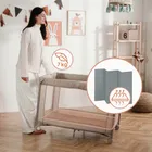 Lionelo, Amelie, kompaktowe łóżeczko turystyczne, grey concrete