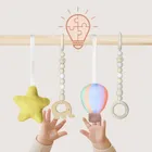 Lionelo, Anis, drewniany stojak edukacyjny, baby gym