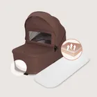 Lionelo, Freya, wózek wielofunkcyjny, składana gondola, 2w1, brown chocolate