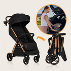 Lionelo, Ingrid, wózek spacerowy, Black Onyx