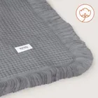 Lionelo, kocyk muślinowy, Dove Grey, 70-100 cm